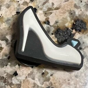 Elegant Black and White Women's Heel Charm for Crocs New (2 for $5)
